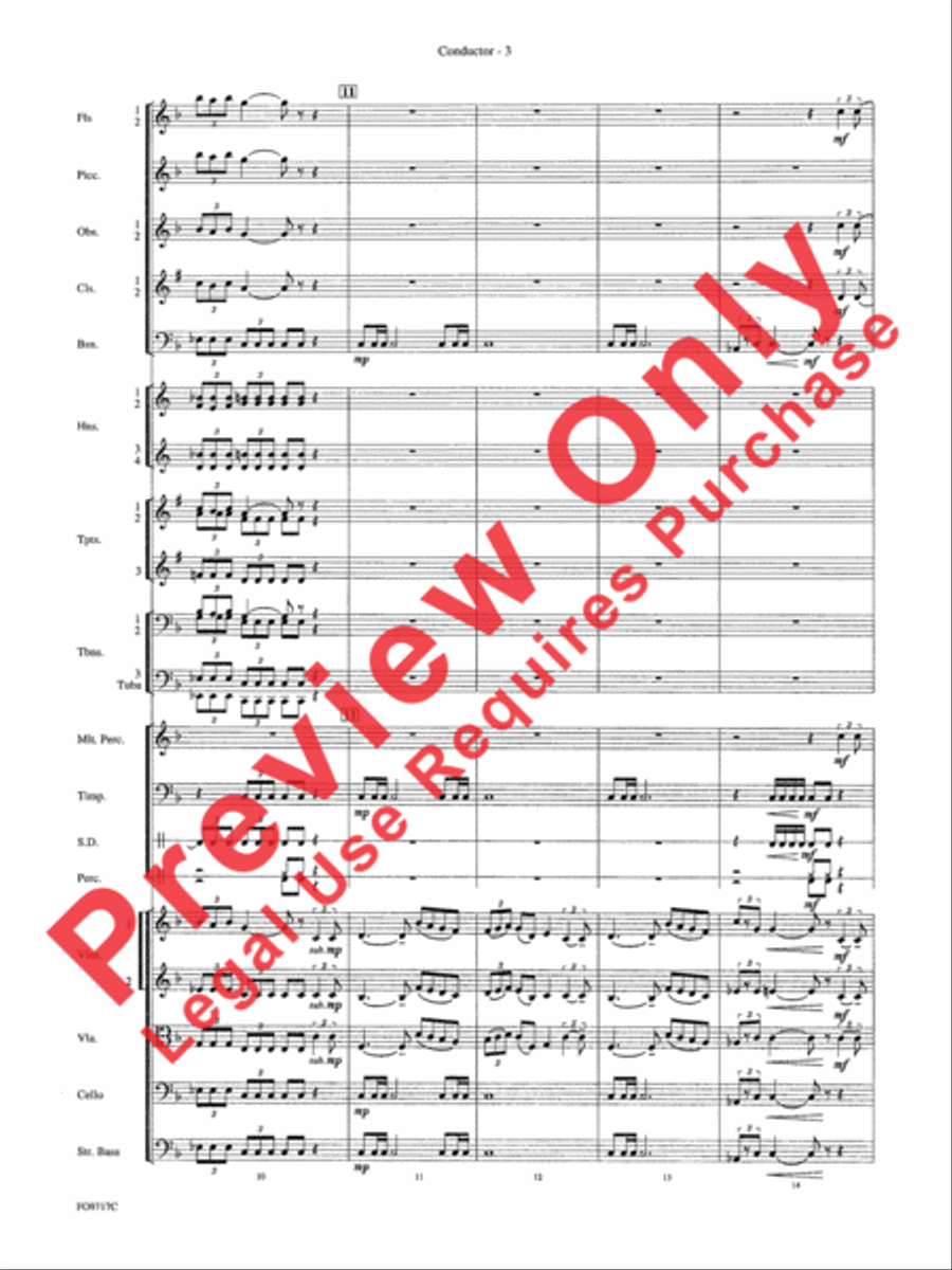 Star Wars (Main Theme) Star Wars (Main Theme) Full Orchestra scores gallery preview page 17