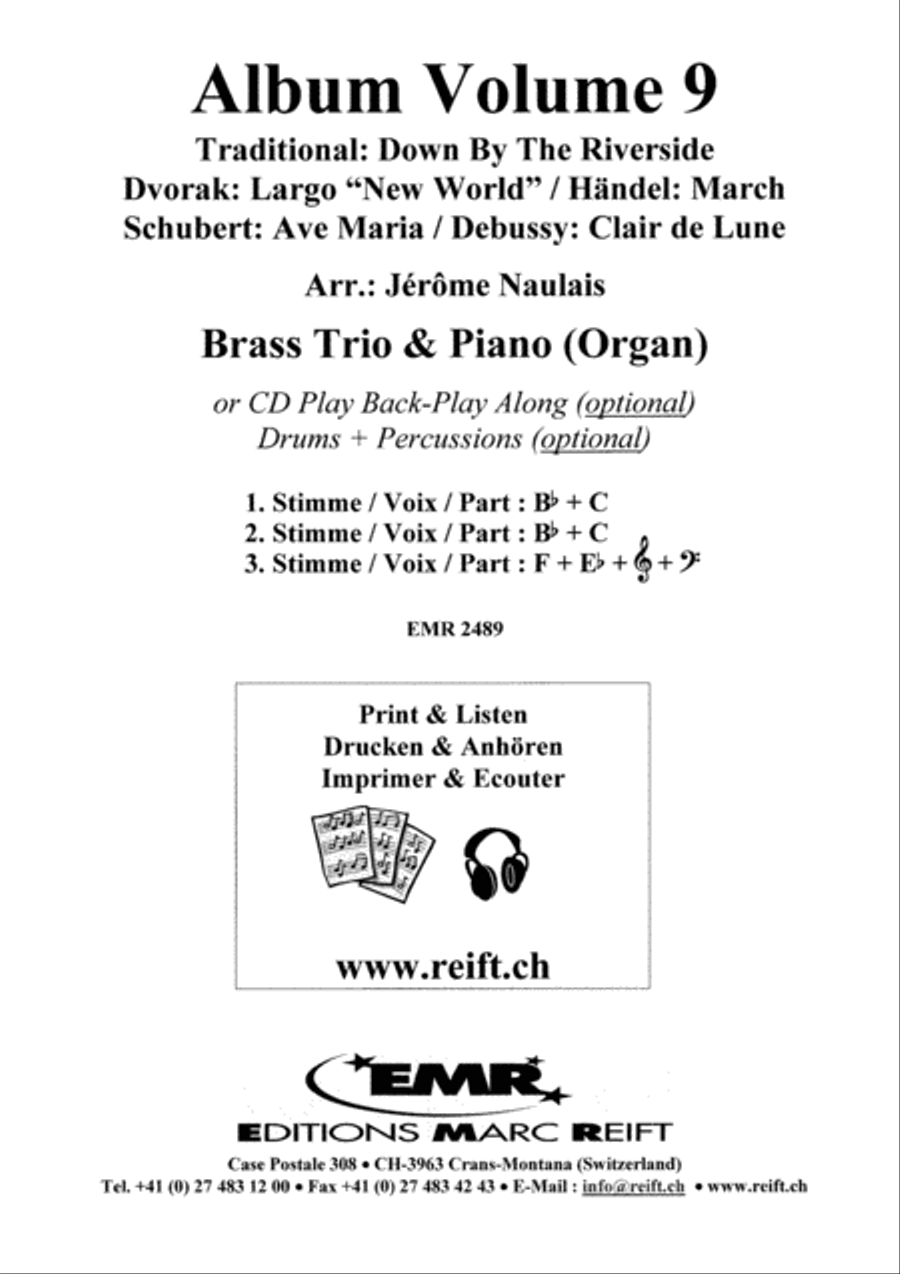 Album Volume 9 Brass Trio scores gallery preview page 2