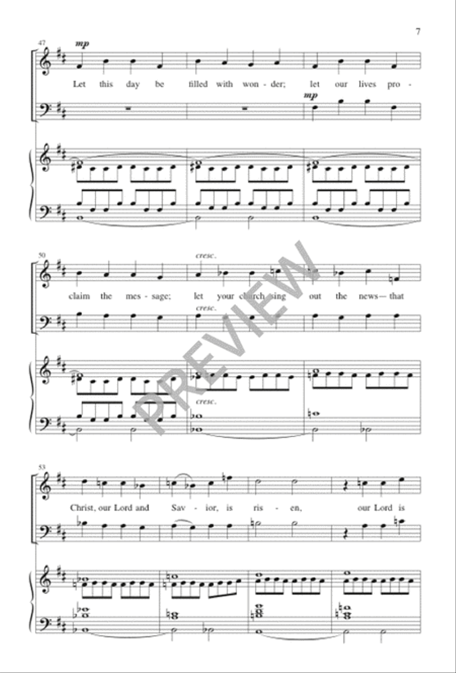 Let This Day Be Filled with Wonder 2-Part scores gallery preview page 8