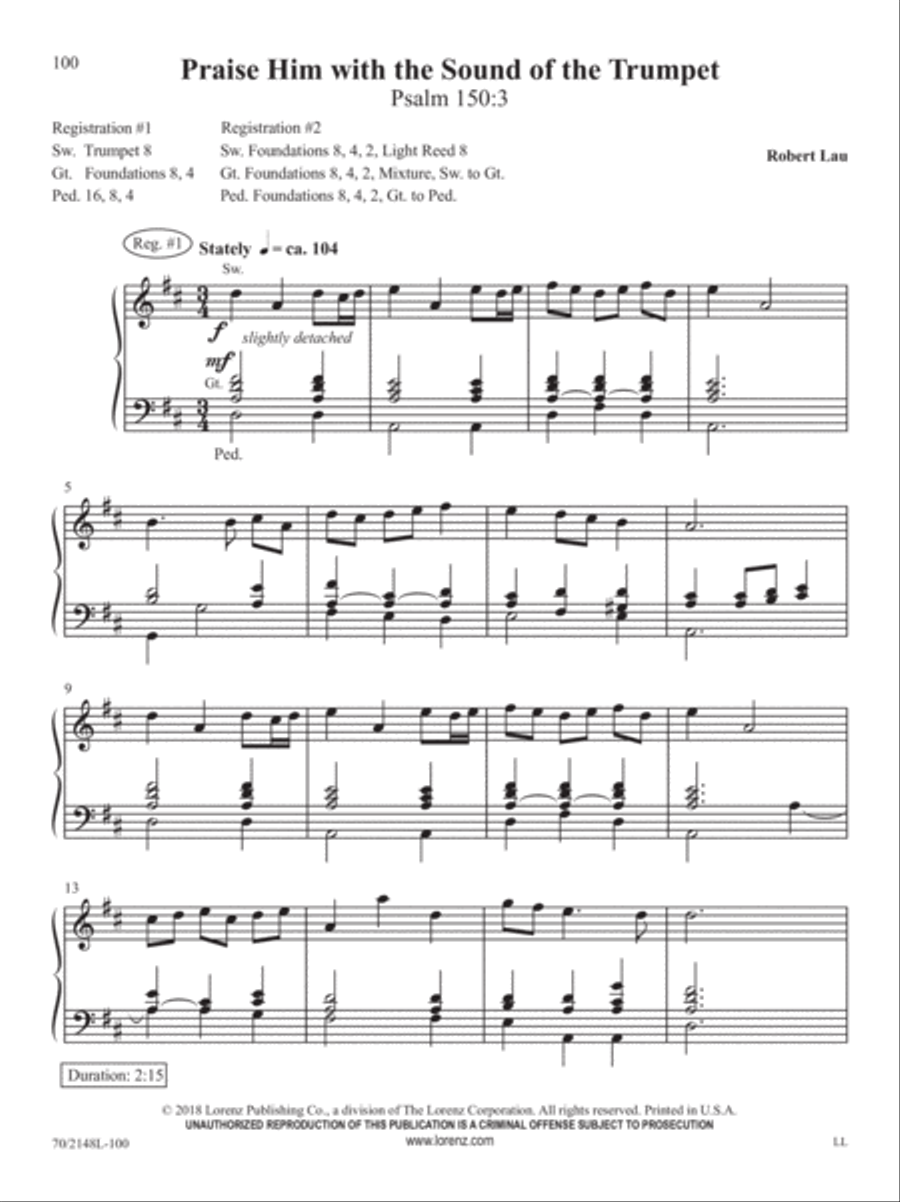 Easy Organ Library, Vol. 64 Organ Solo scores gallery preview page 33