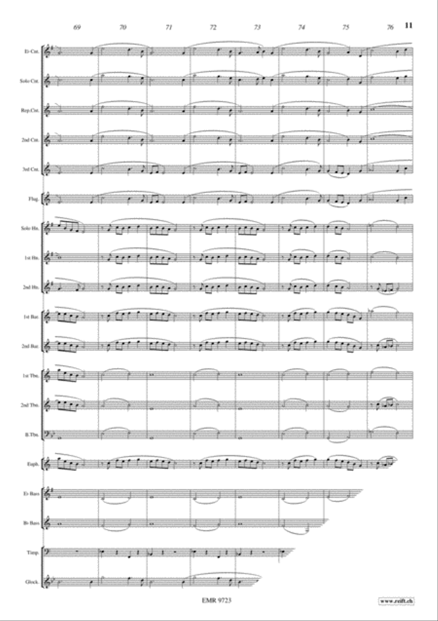 I'm Dreaming Of Home I'm Dreaming Of Home Brass Band scores gallery preview page 8