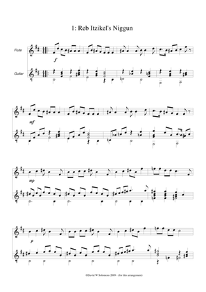 Reb Itzikel's niggun (Song of Rabbi Ezekiel) for flute and guitar