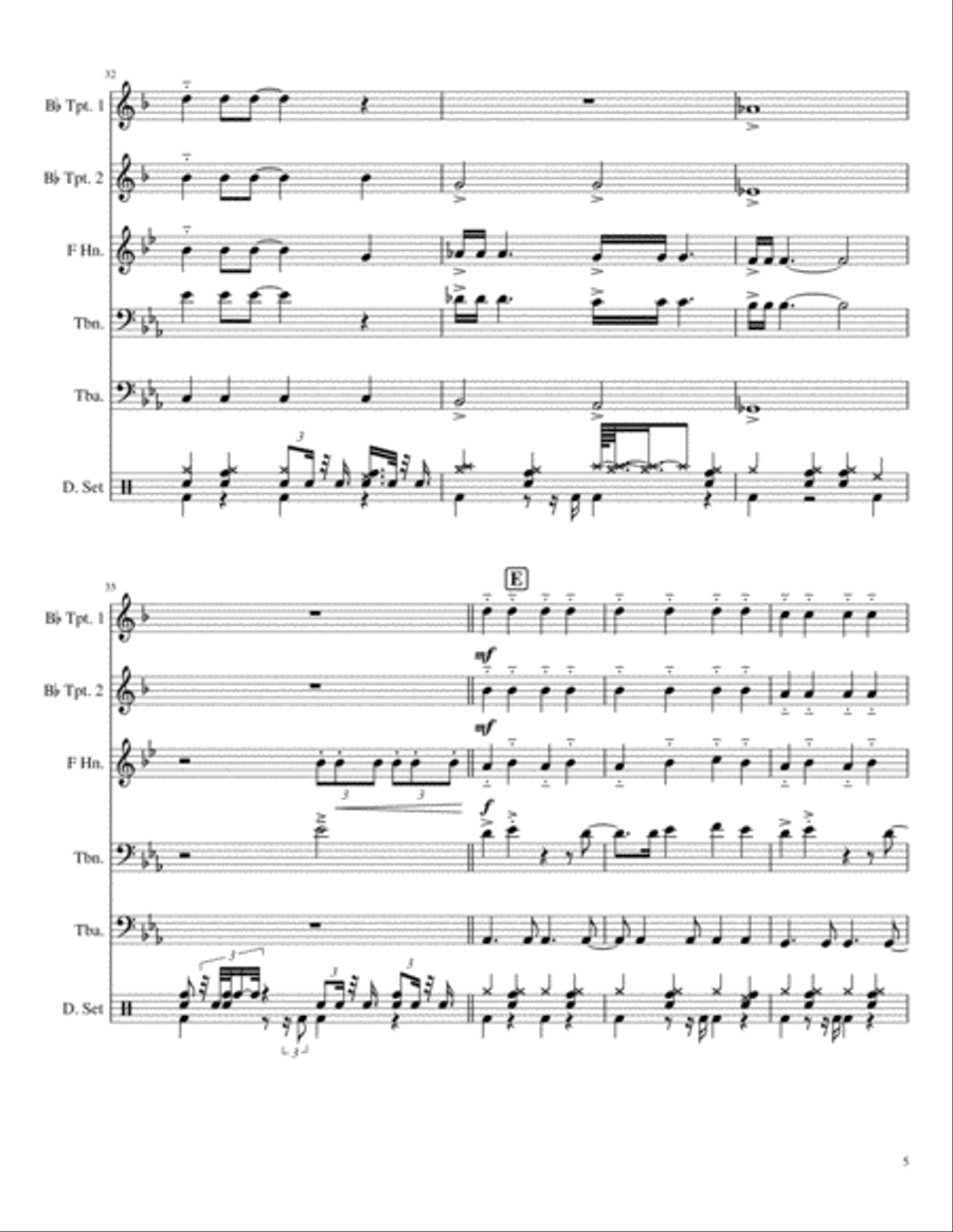 Rock Me Small Ensemble scores gallery preview page 5