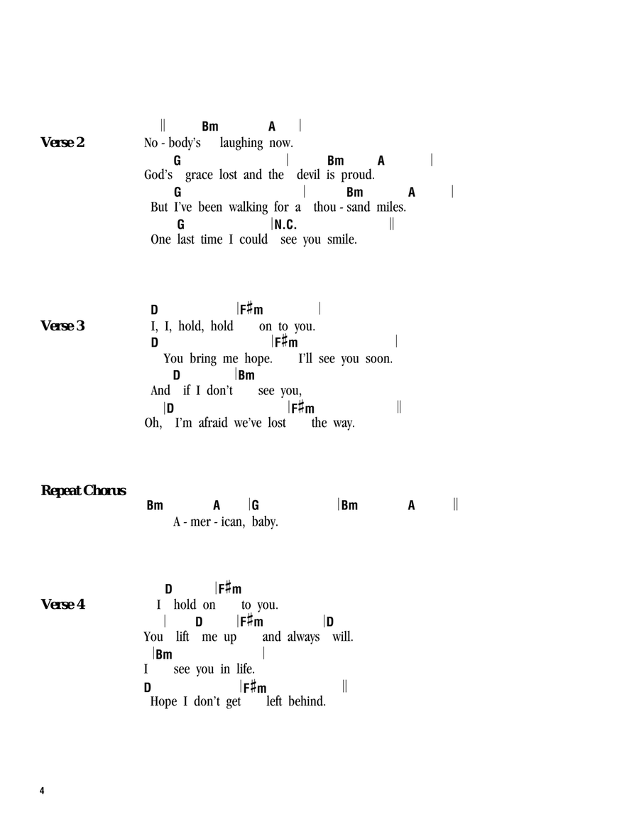 American Baby Acoustic Guitar scores gallery preview page 2