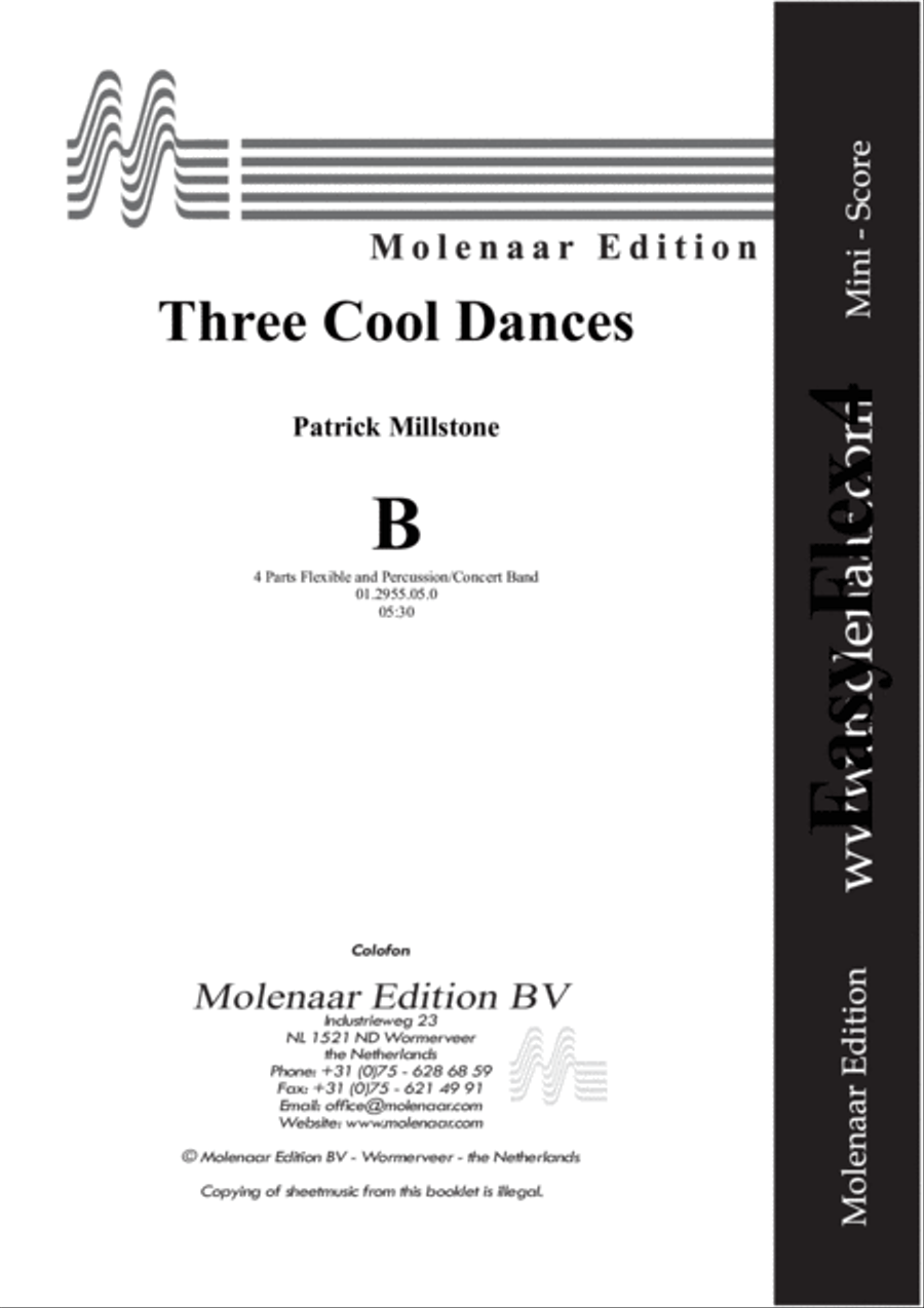 Three Cool Dances Three Cool Dances Concert Band scores gallery preview page 2