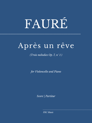Book cover for Après un rêve" (Op. 7, No. 1) for cello and piano (as played by Yo Yo Ma and Kathryn Stott