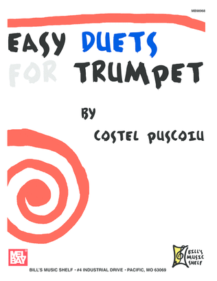 Book cover for Easy Duets for Trumpet
