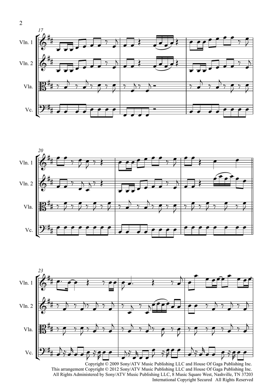 Alejandro Alejandro String Quartet scores gallery preview page 2