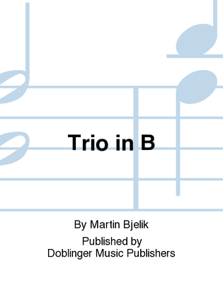 Book cover for Trio in B
