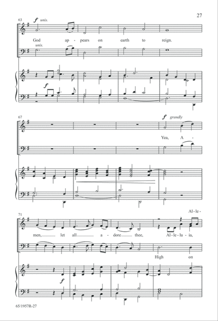 Festival of Lessons and Carols 4-Part scores gallery preview page 28