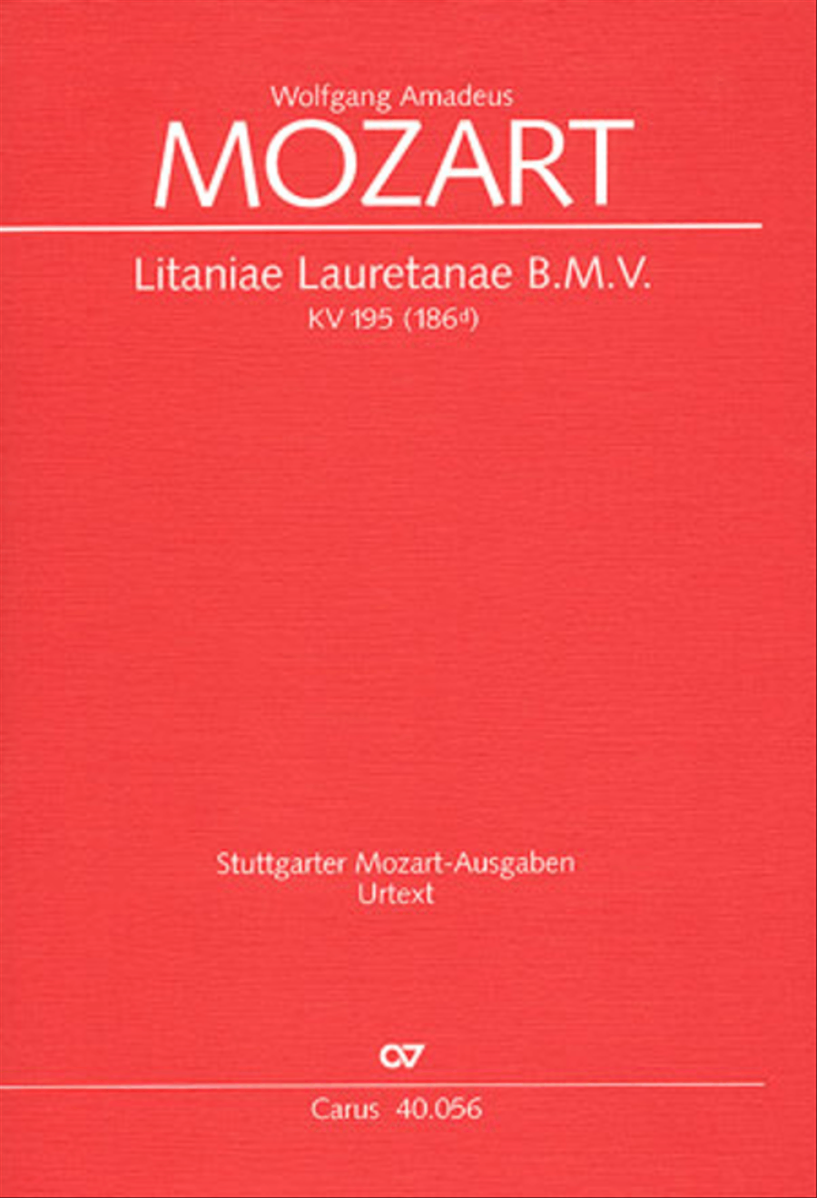 Litaniae Lauretanae B.M.V. in D 4-Part scores gallery preview page 1