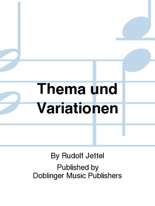 Book cover for Thema und Variationen
