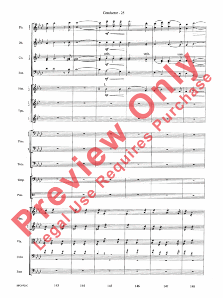 Finlandia Full Orchestra scores gallery preview page 28