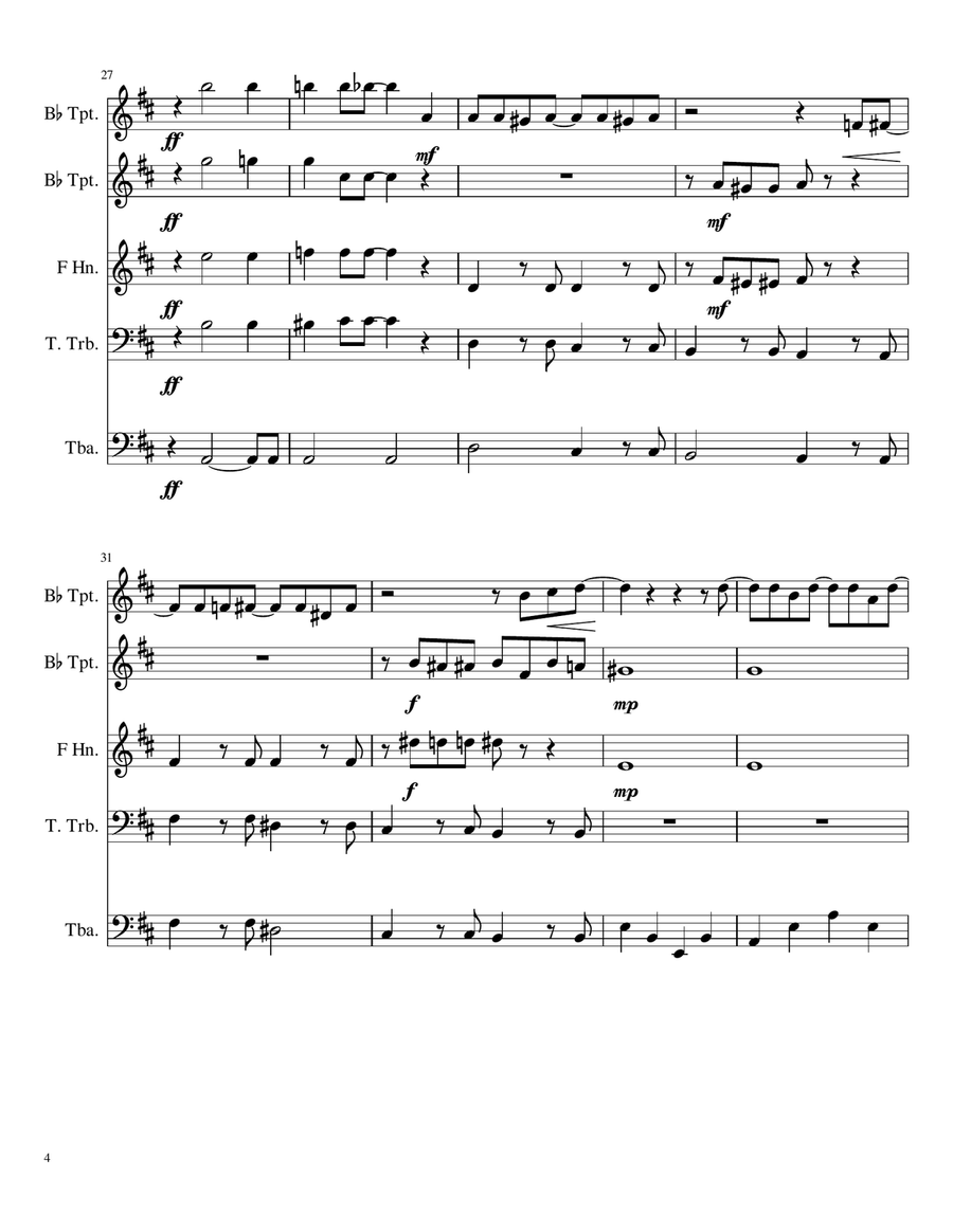 Ain't That A Kick In The Head Brass Ensemble - Digital Sheet Music page 4