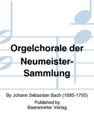 Book cover for Organ Chorales from the Neumeister Collection