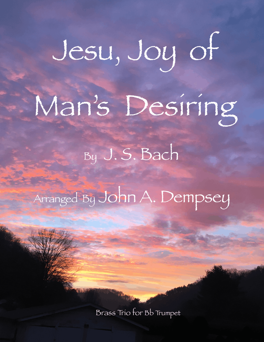 Jesu, Joy of Man's Desiring (Trumpet Trio) Trumpet Trio scores gallery preview page 1