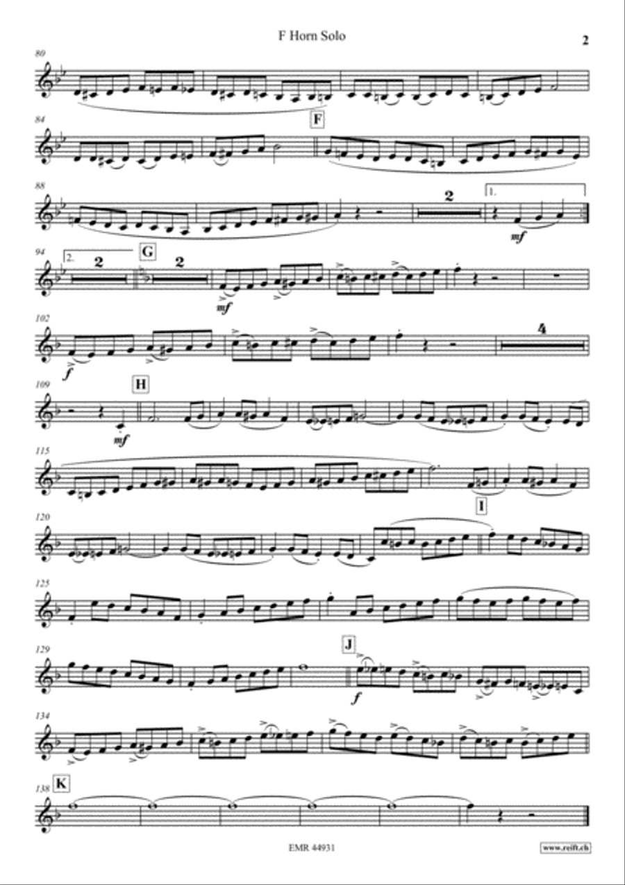 Mountain Parade Horn scores gallery preview page 3