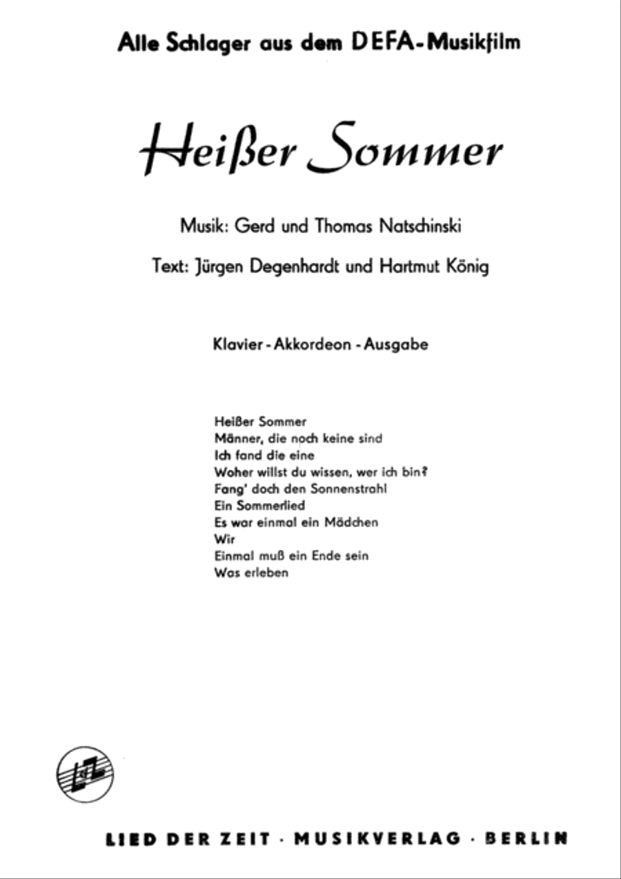 Heisser Sommer Voice scores gallery preview page 3