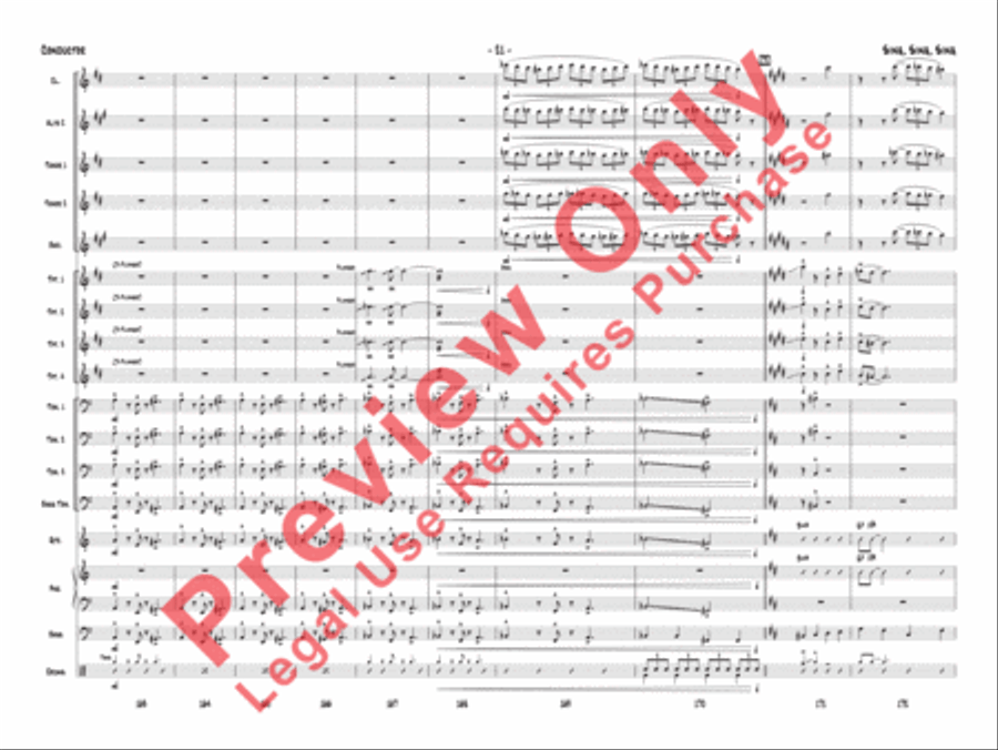 Sing, Sing, Sing Sing, Sing, Sing Jazz Ensemble scores gallery preview page 24