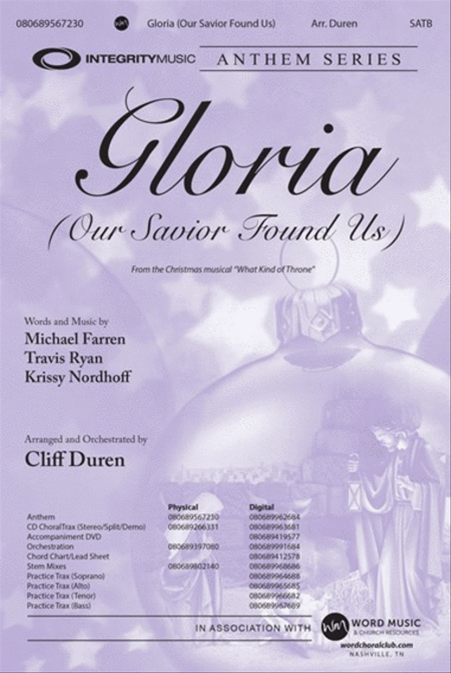 Gloria (Our Savior Found Us) - Anthem Choir scores gallery preview page 1