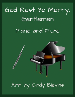 Book cover for God Rest Ye Merry, Gentlemen, for Piano and Flute