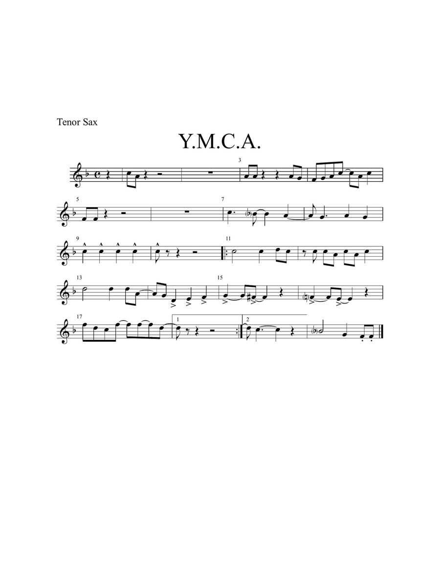 Y.M.C.A. Jazz Ensemble scores gallery preview page 6