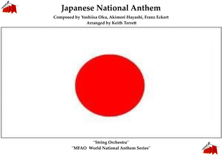 Book cover for Japanese National Anthem for String Orchestra MFAO World National Anthem Series)