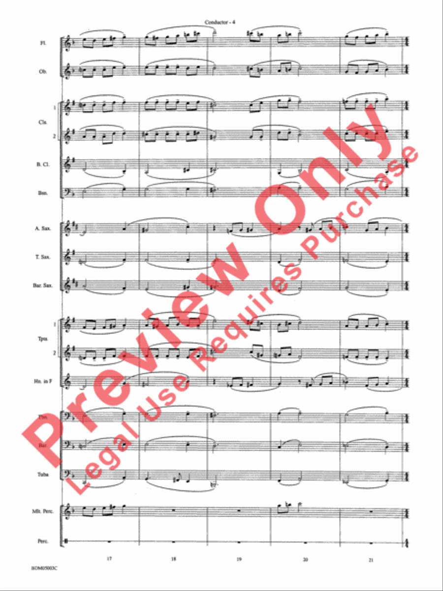 Contemplation Concert Band scores gallery preview page 6