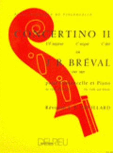 Breval - Concertino No 2 C Major Cello/Piano