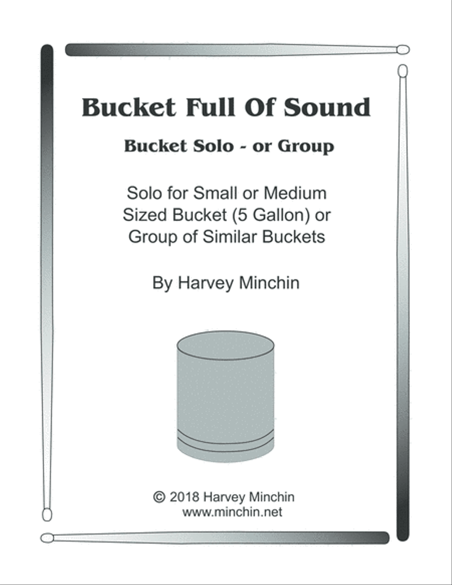 Bucket Full Of Sound Bucket Full Of Sound Percussion scores gallery preview page 1