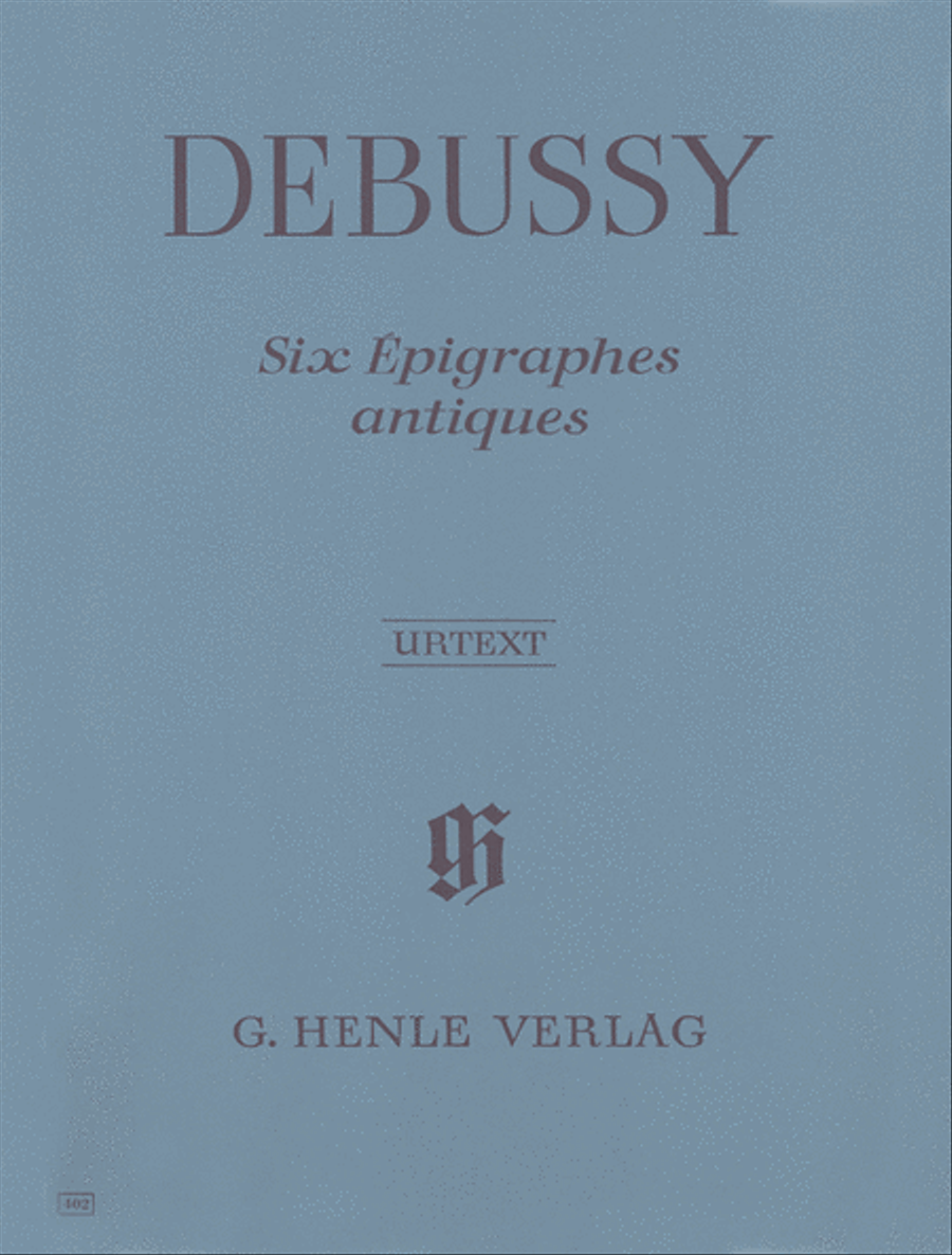 6 Epigraphes Antiques Piano Solo scores gallery preview page 1