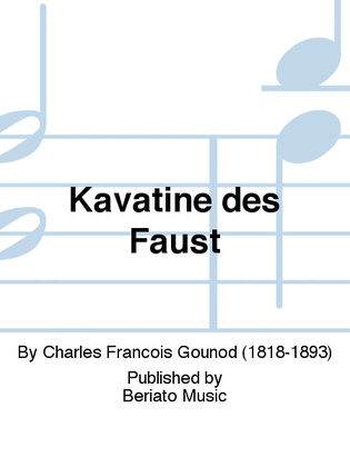 Kavatine des Faust
