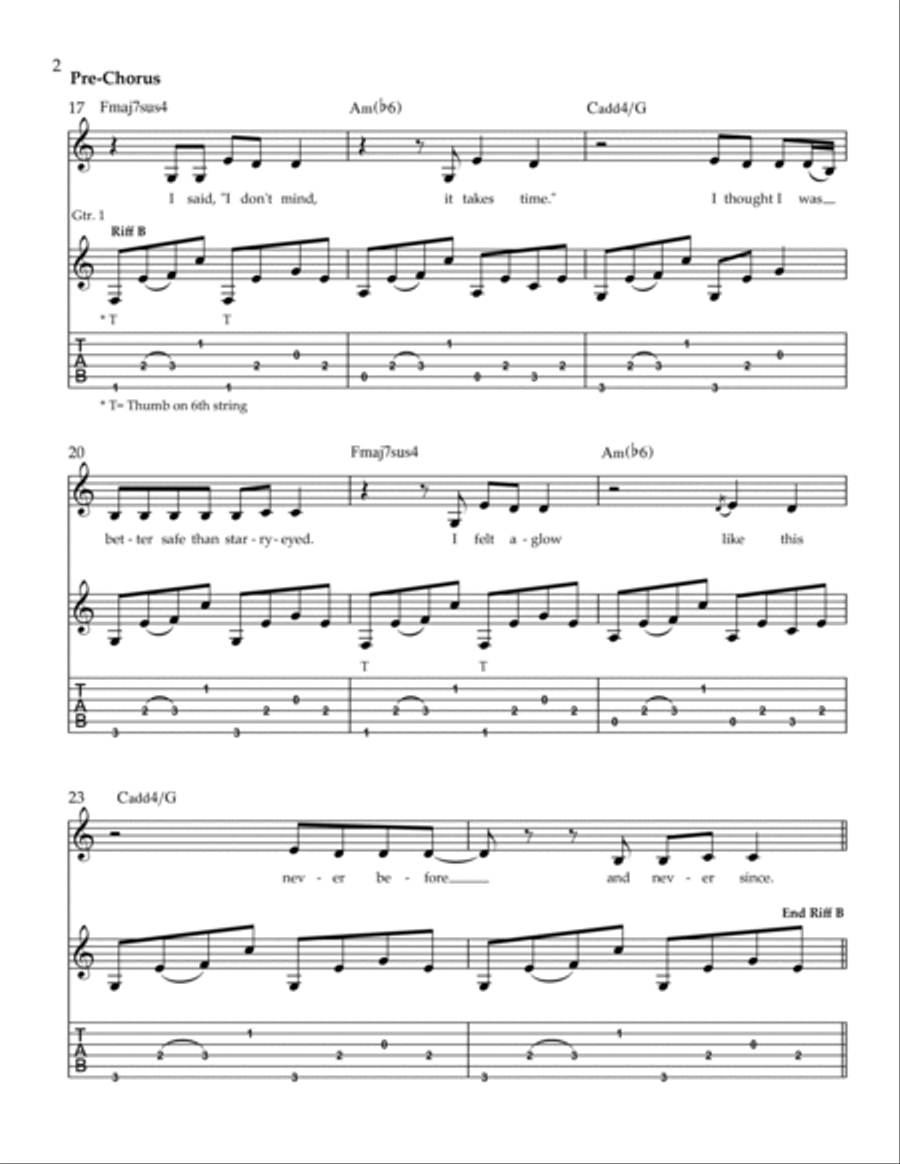 Loml Electric Guitar scores gallery preview page 2