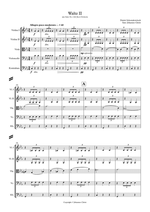 Waltz II from Suite No. 2 für Jazz-Orchestra