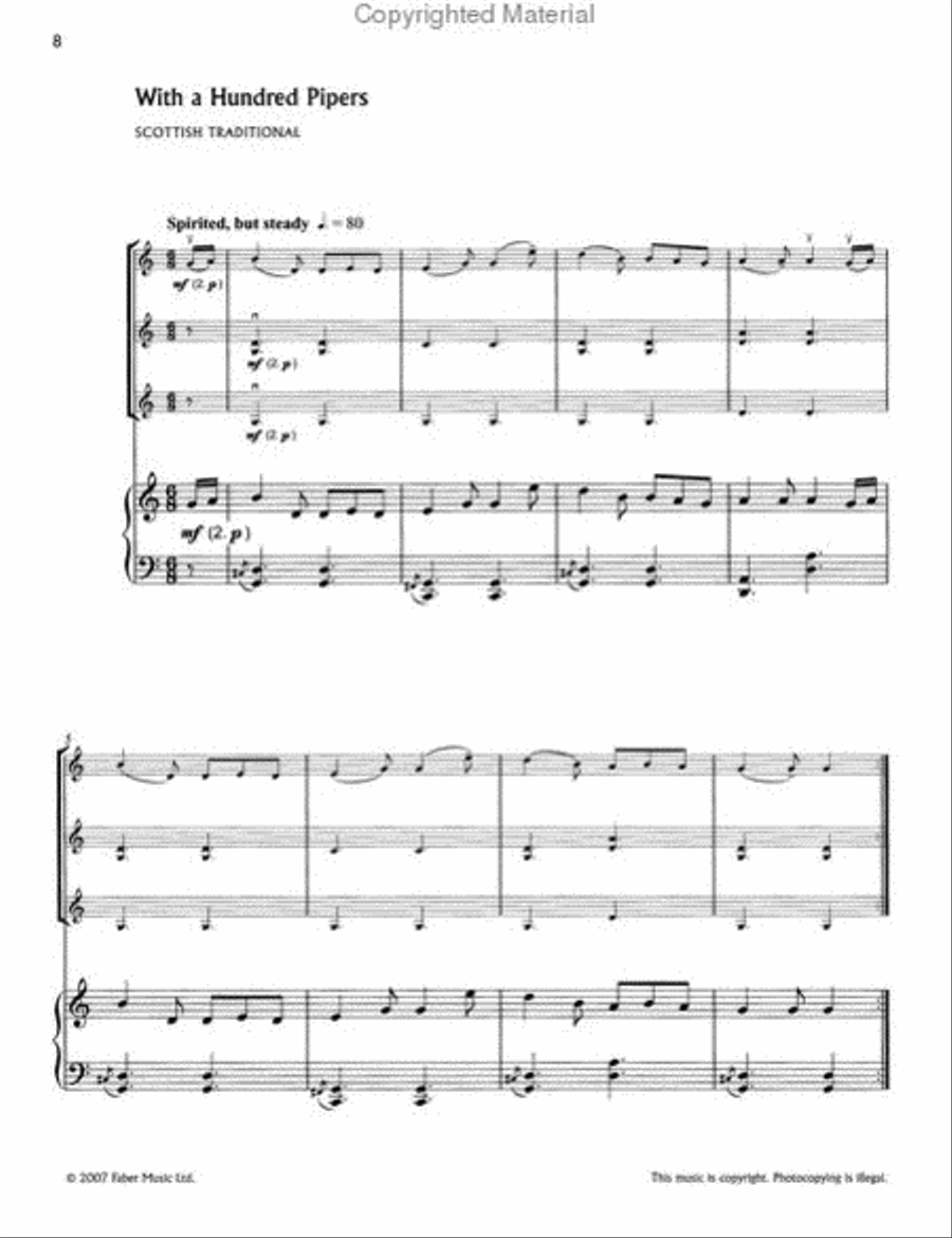 Folk Stringfest (Score & ECD) Viola scores gallery preview page 4