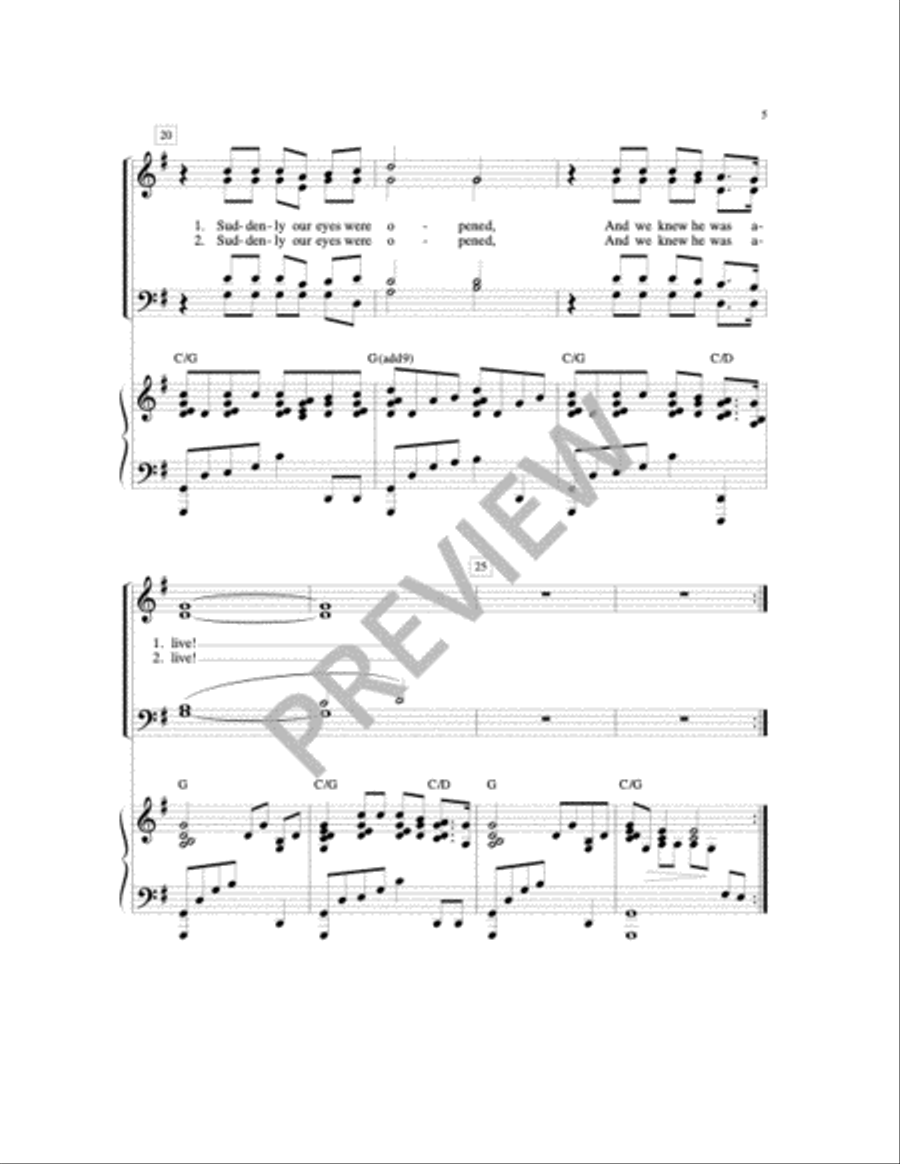 In the Breaking of the Bread 4-Part scores gallery preview page 8