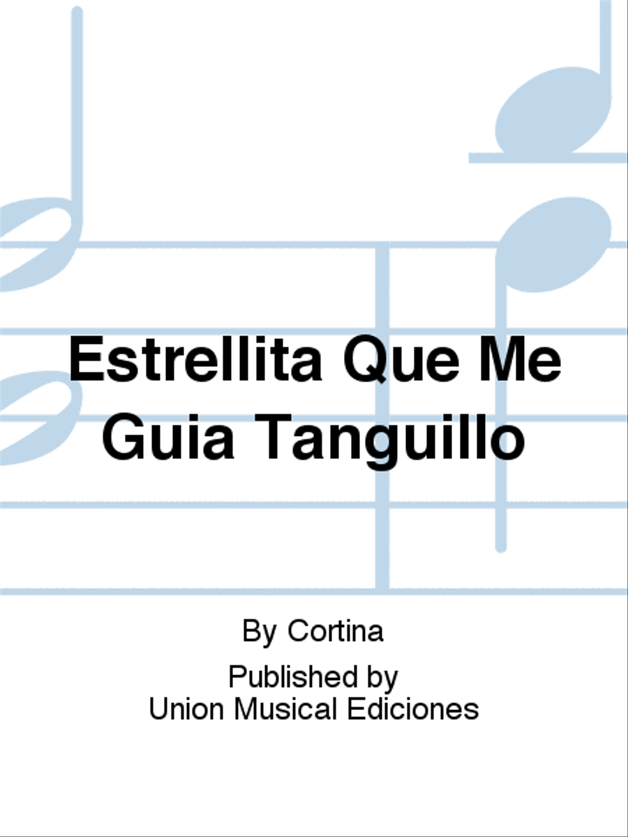 Estrellita Que Me Guia Tanguillo Voice Solo scores gallery preview page 1