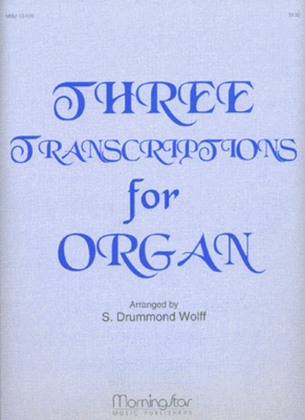 Book cover for Three Transcriptions