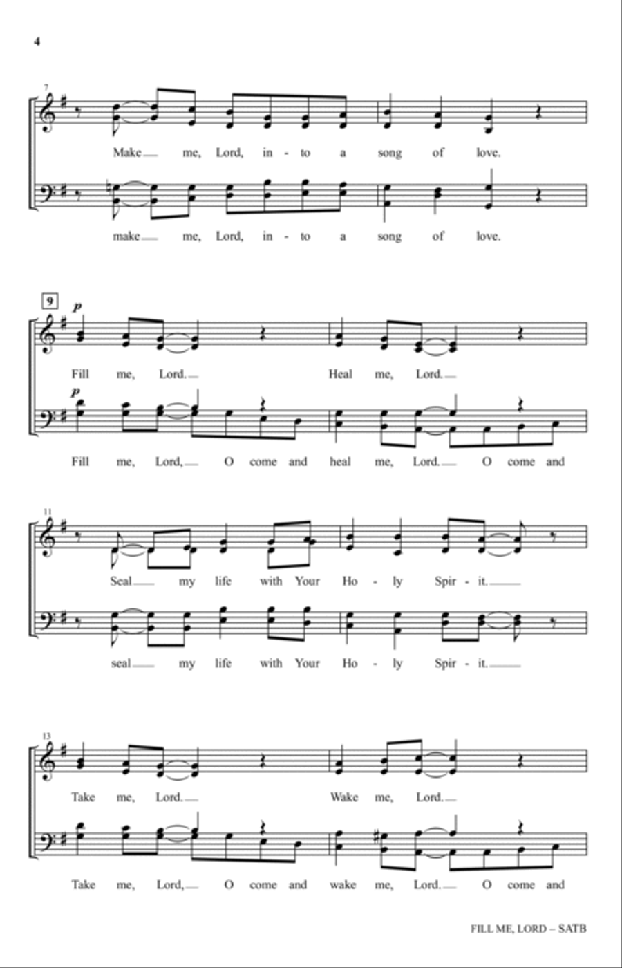 Fill Me, Lord (With 