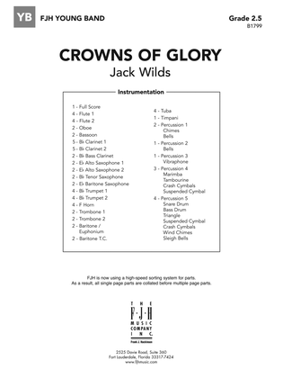 Crowns of Glory: Score