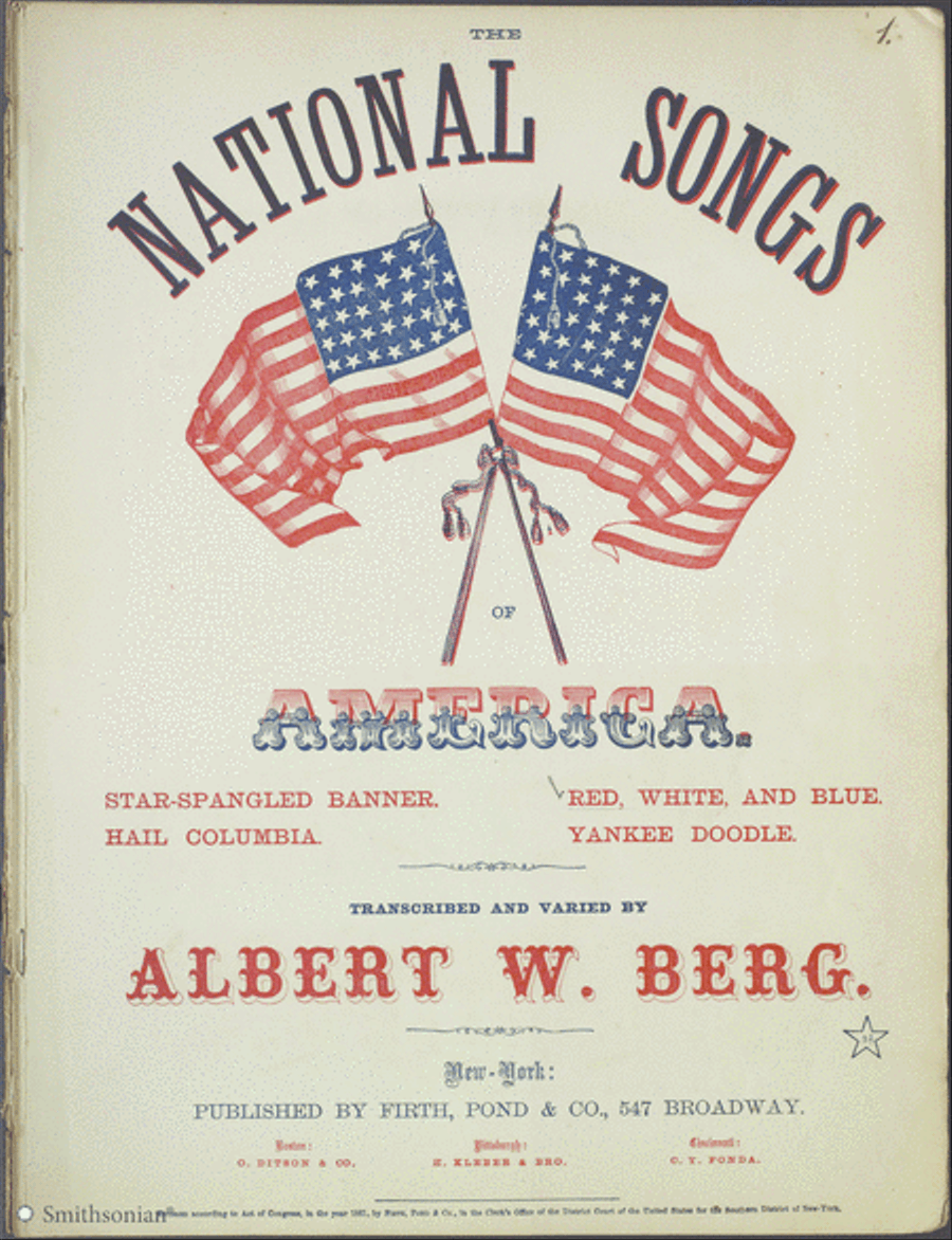 The National Songs of America Piano Solo scores gallery preview page 1