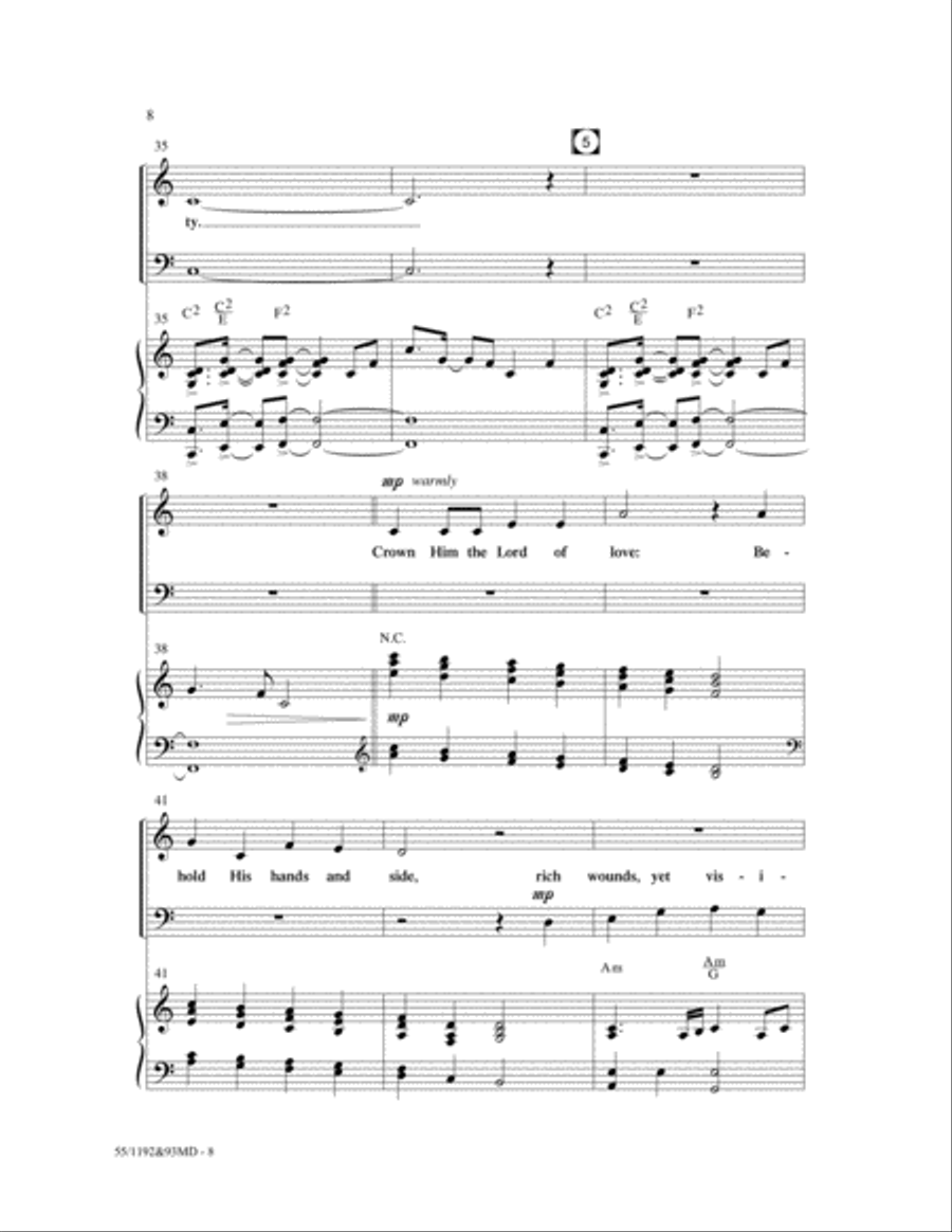 The Lamb 4-Part scores gallery preview page 6