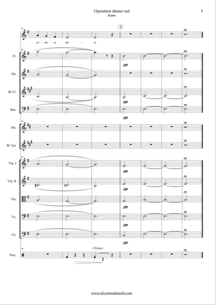 Operation Dinner Out Large Ensemble scores gallery preview page 6