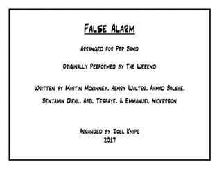 False Alarm