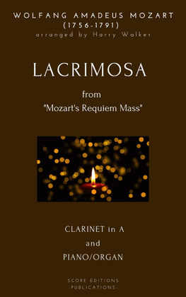 Lacrimosa - Mozart (for Clarinet in A and Piano/Organ)