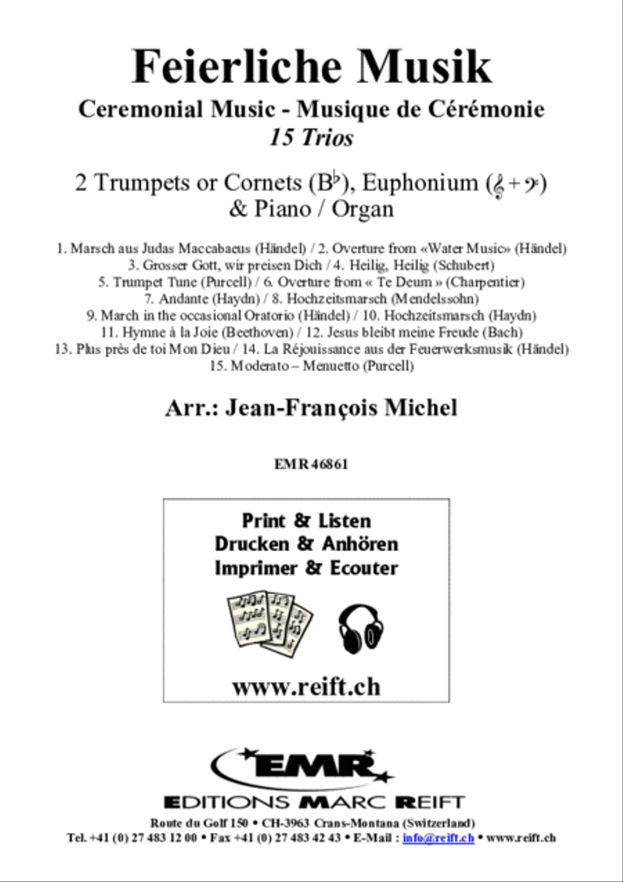 Feierliche Musik Euphonium scores gallery preview page 2