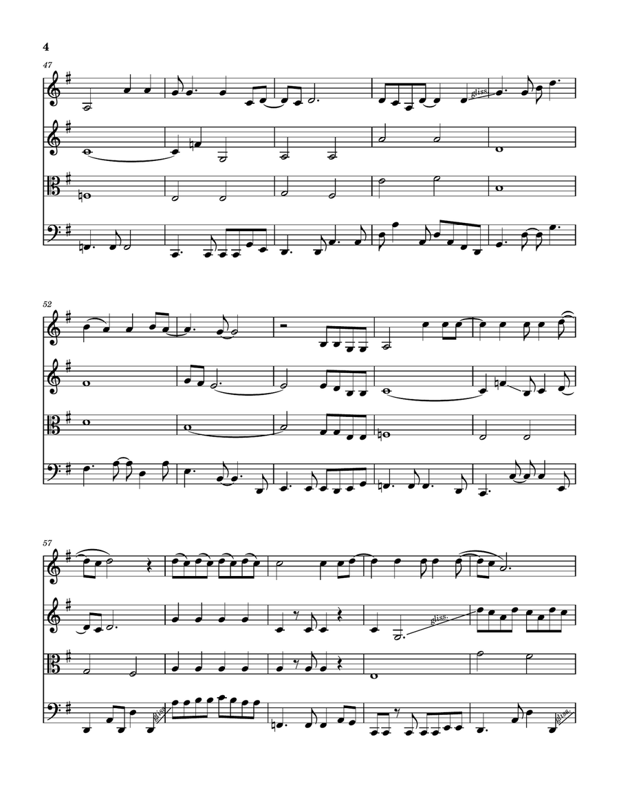 Free Bird String Quartet scores gallery preview page 5