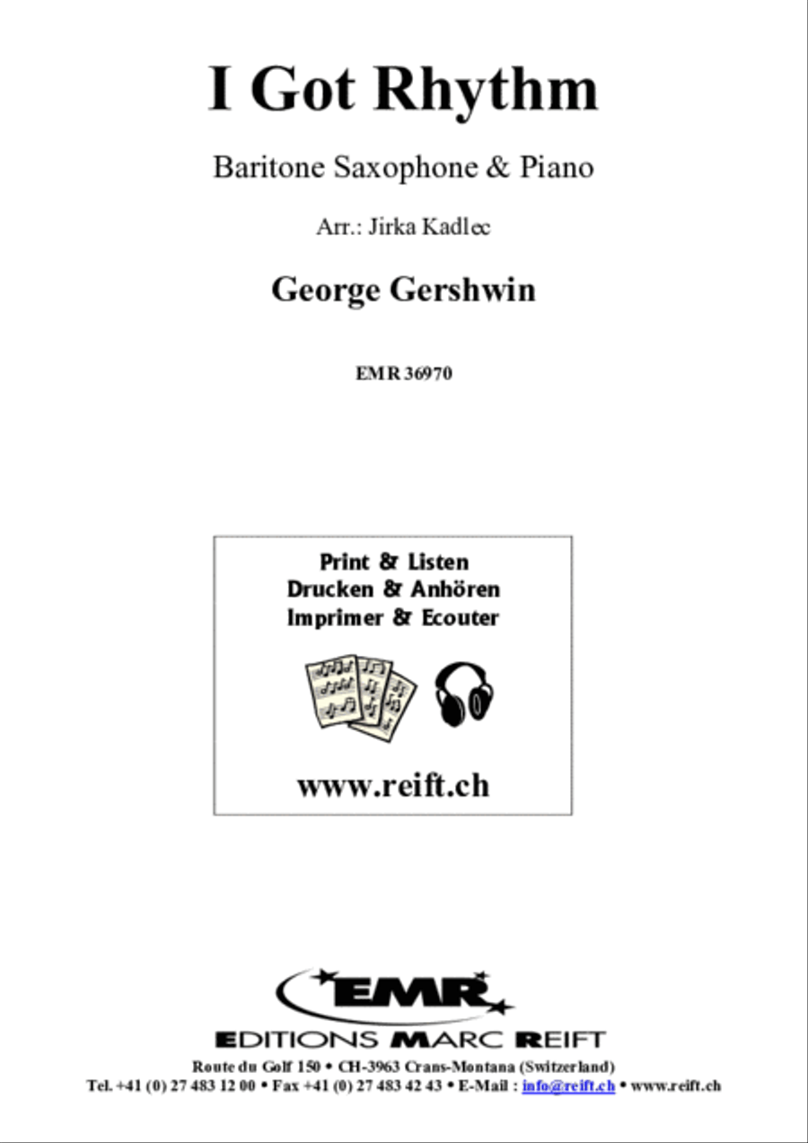 I Got Rhythm Baritone Saxophone scores gallery preview page 2
