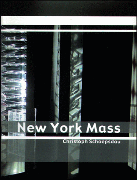 New York Mass - Vocal Score