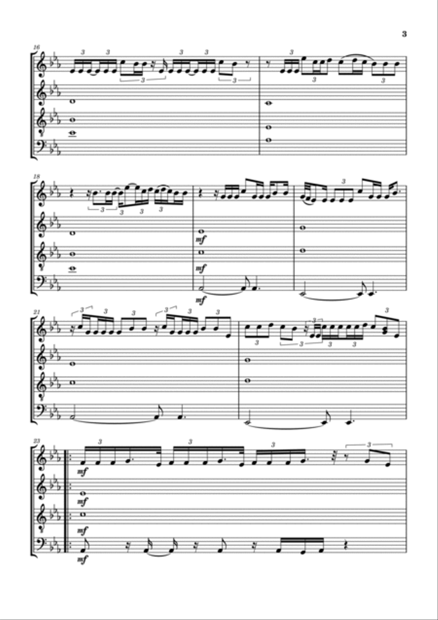 Seasons Woodwind Quartet scores gallery preview page 4